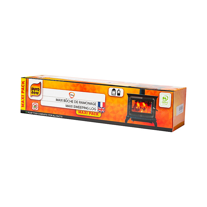 Bûche de ramonage maxi format Pyrofeu 1.4 kg