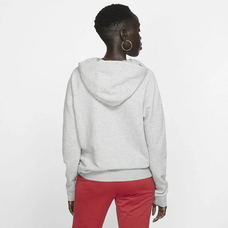 Nike Sportswear Essential Fleece Haettetroje Grå