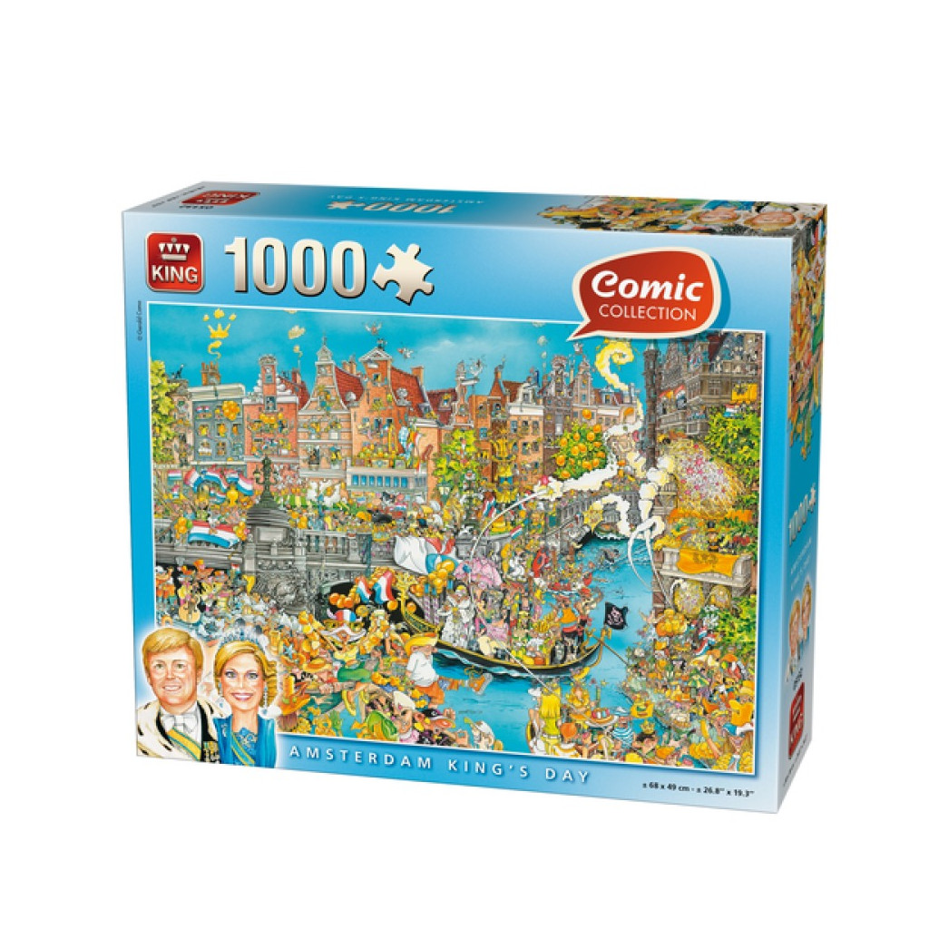 Puzzle - Le Jour du Roi à Amsterdam - Comic Collection - 1000 Pièces