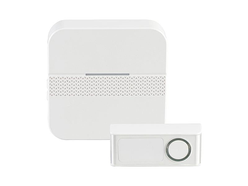 Heidemann Tür Gong Set Radix 80 dB, 75 m, Weiss Türklingel