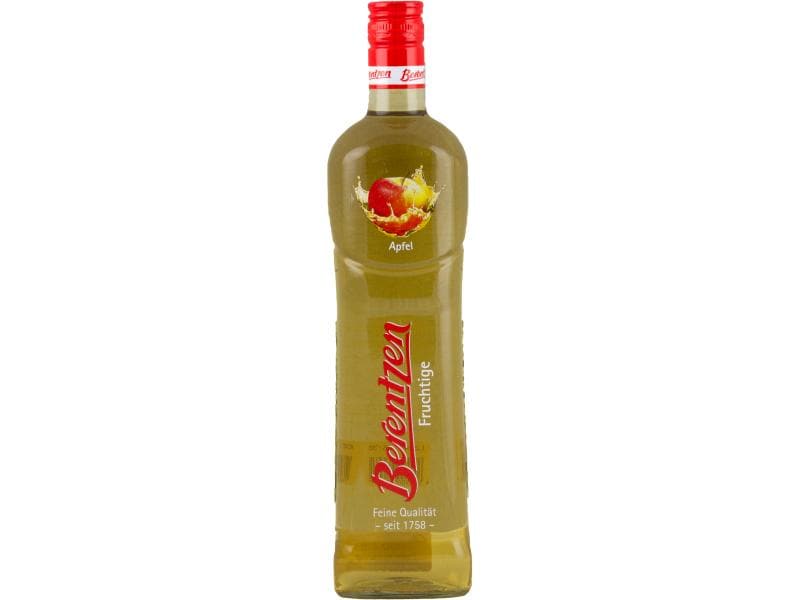 Berentzen Likör Apfel 0.7 l Hochwertiges Kornbrand-Destillat nach Originalrezeptur