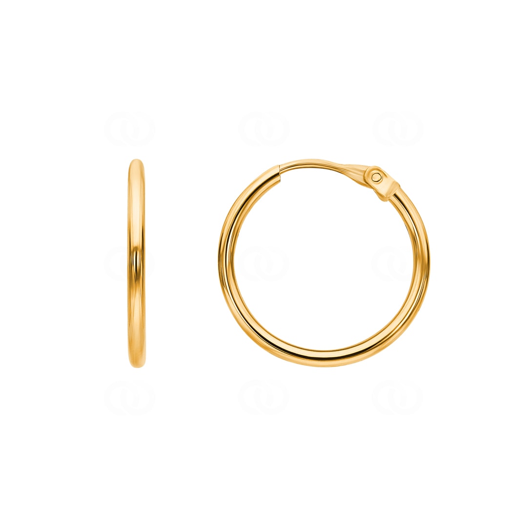 Kreolen 750/18 K Gelbgold 1.2mm Ø 14mm