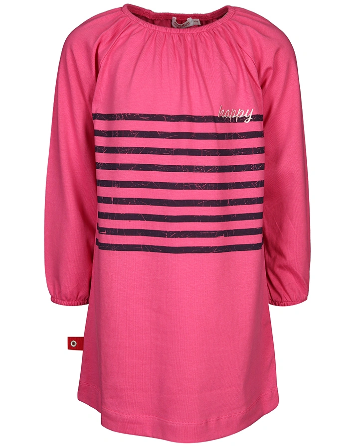 Tunika-Langarmkleid HAPPY in pink