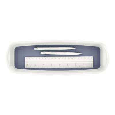 Leitz MyBox - Boîte de rangement format long - blanc/gris