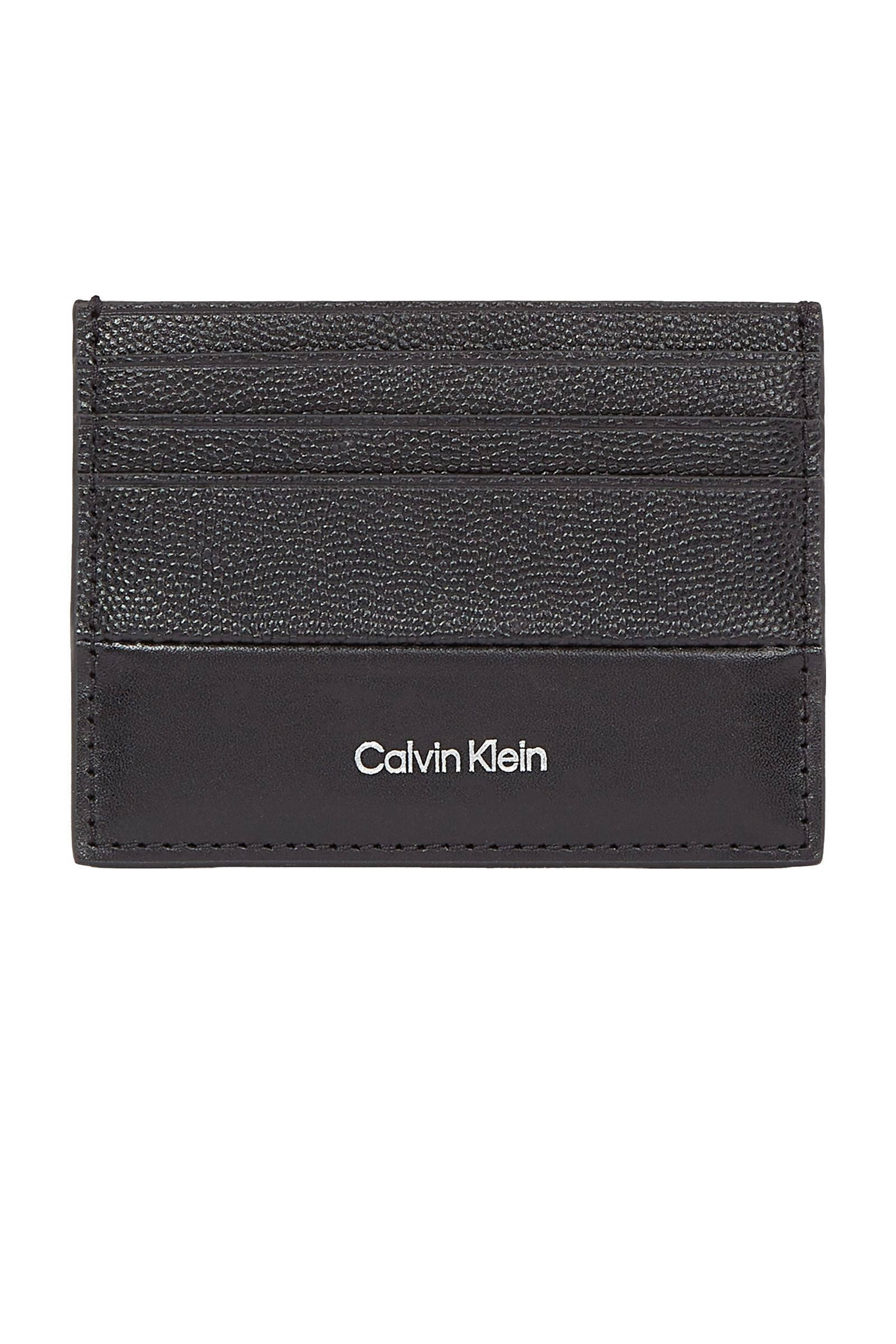 Calvin Klein leren pasjeshouder zwart