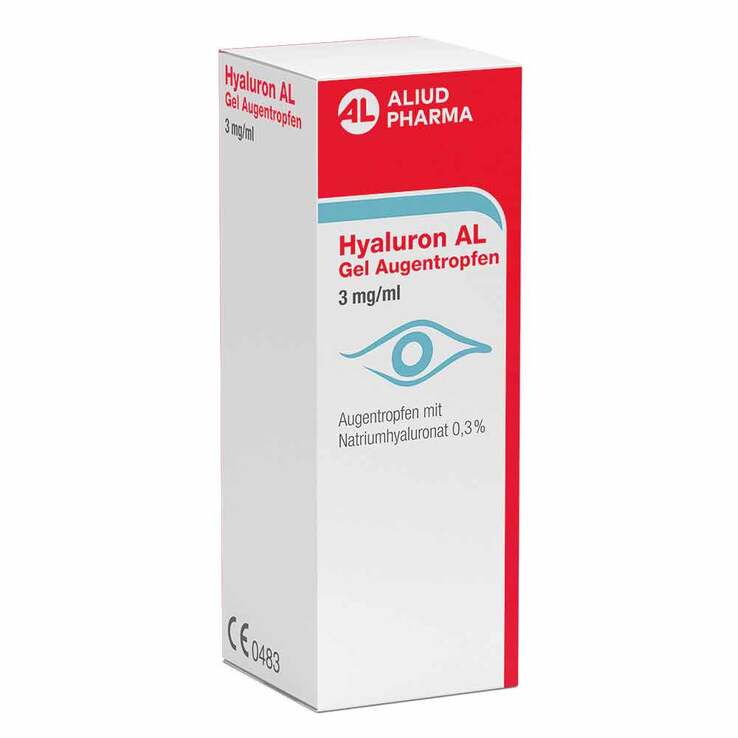 Hyaluron AL Gel Augentropfen 3 mg / ml, 1X10 ml