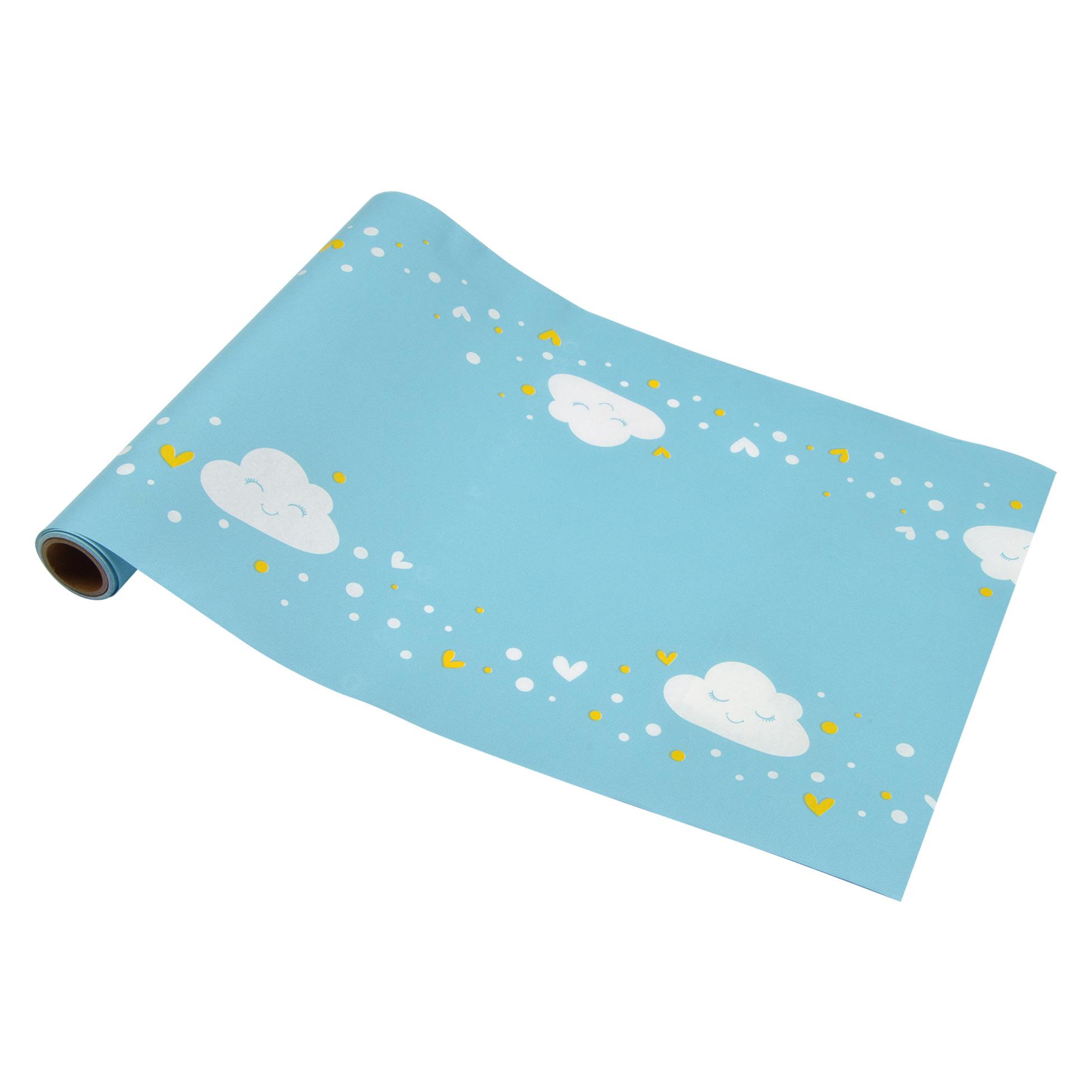 CHEMIN DE TABLE PAPIER 28CMX5M RAINBOW