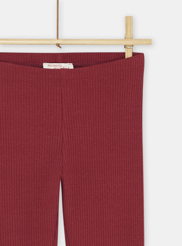 Legging prune fille