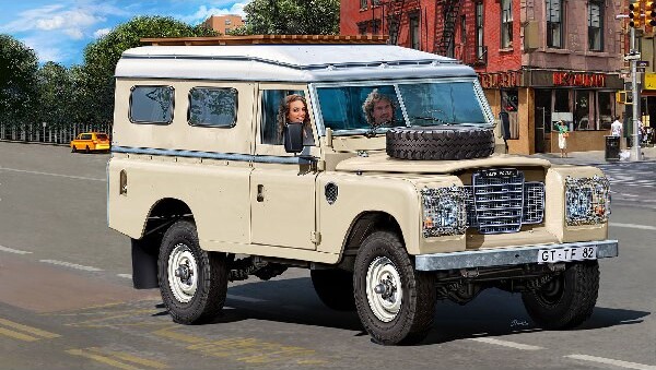 Revell - Land Rover Series III Lwb Modelbil Byggesæt - 07056
