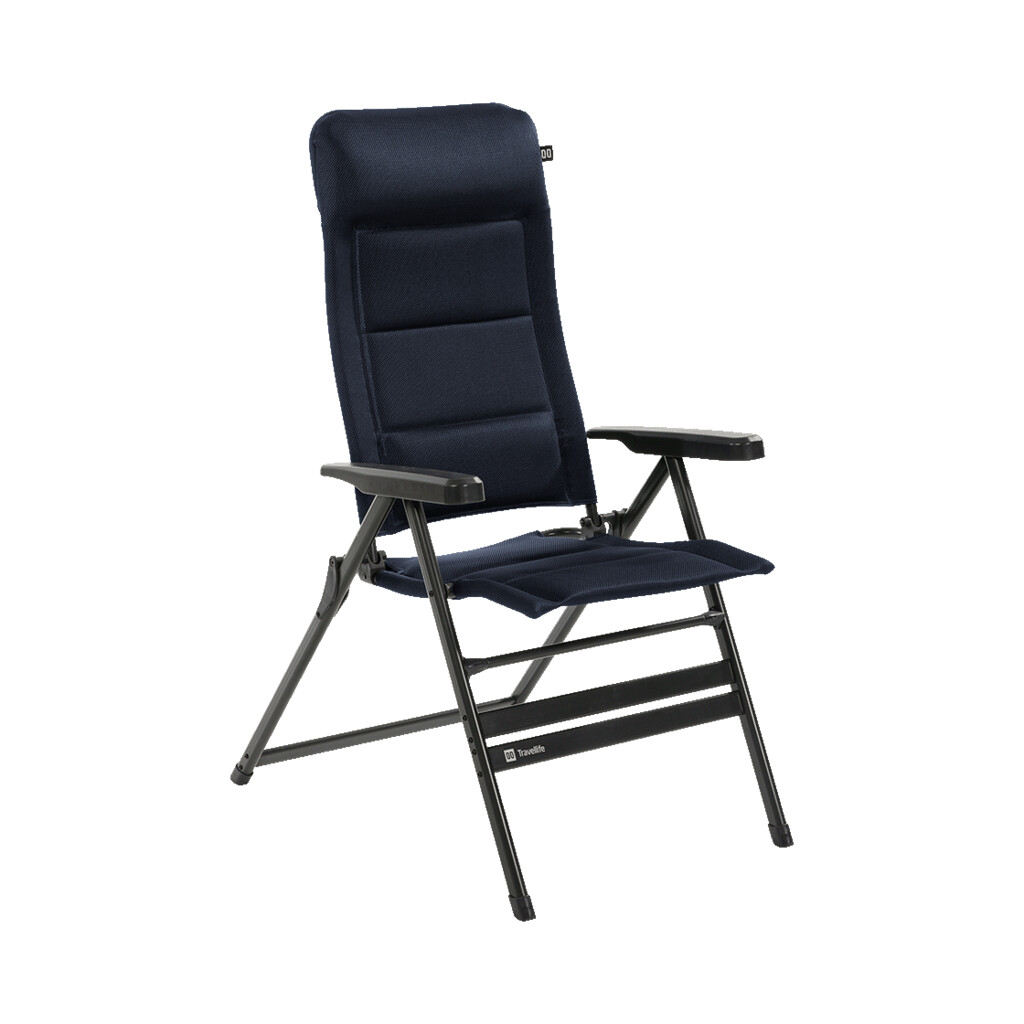 Travellife Barletta Comfort XL standenstoel met voetenbank - Blue
