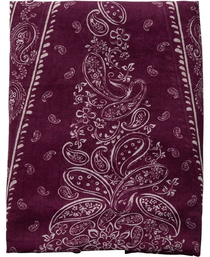 Neo Noir Kinessa Paisley Scarf Bordeaux