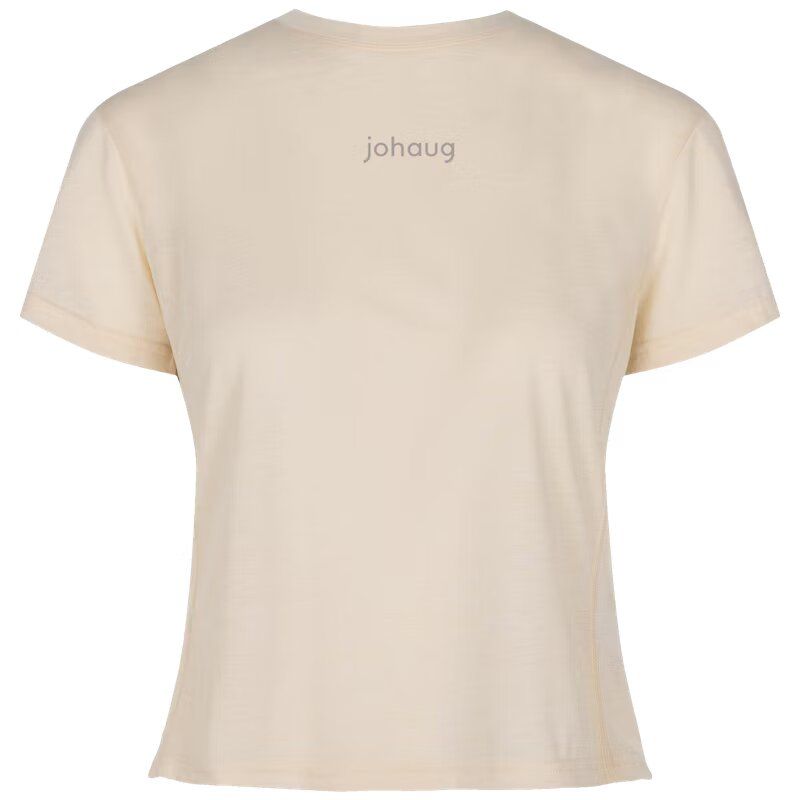 johaug aerial woolmix 2 0 traenings t shirt dame 343 220803 light beige