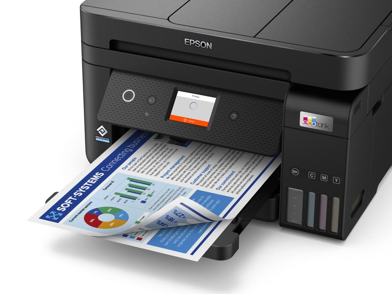 Epson Multifunktionsdrucker EcoTank ET-4850 4-in-1-Multifunktions-Tintenstrahldrucker mit Ecotank-System