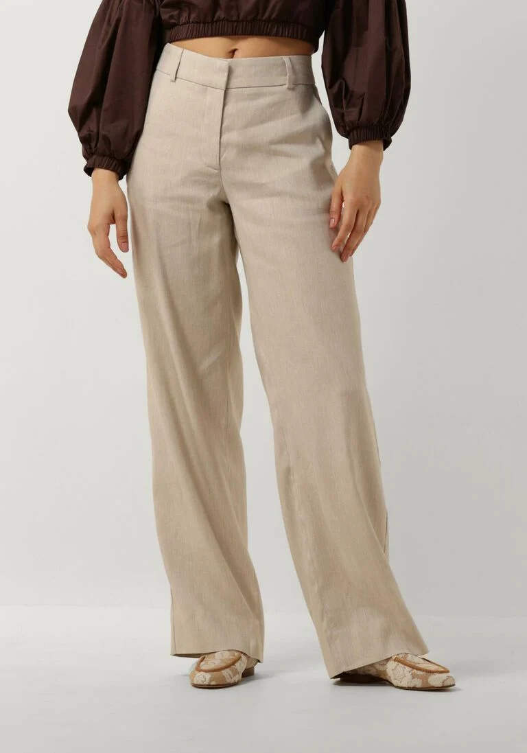 FIVEUNITS beige fiveunits wijde broek dena