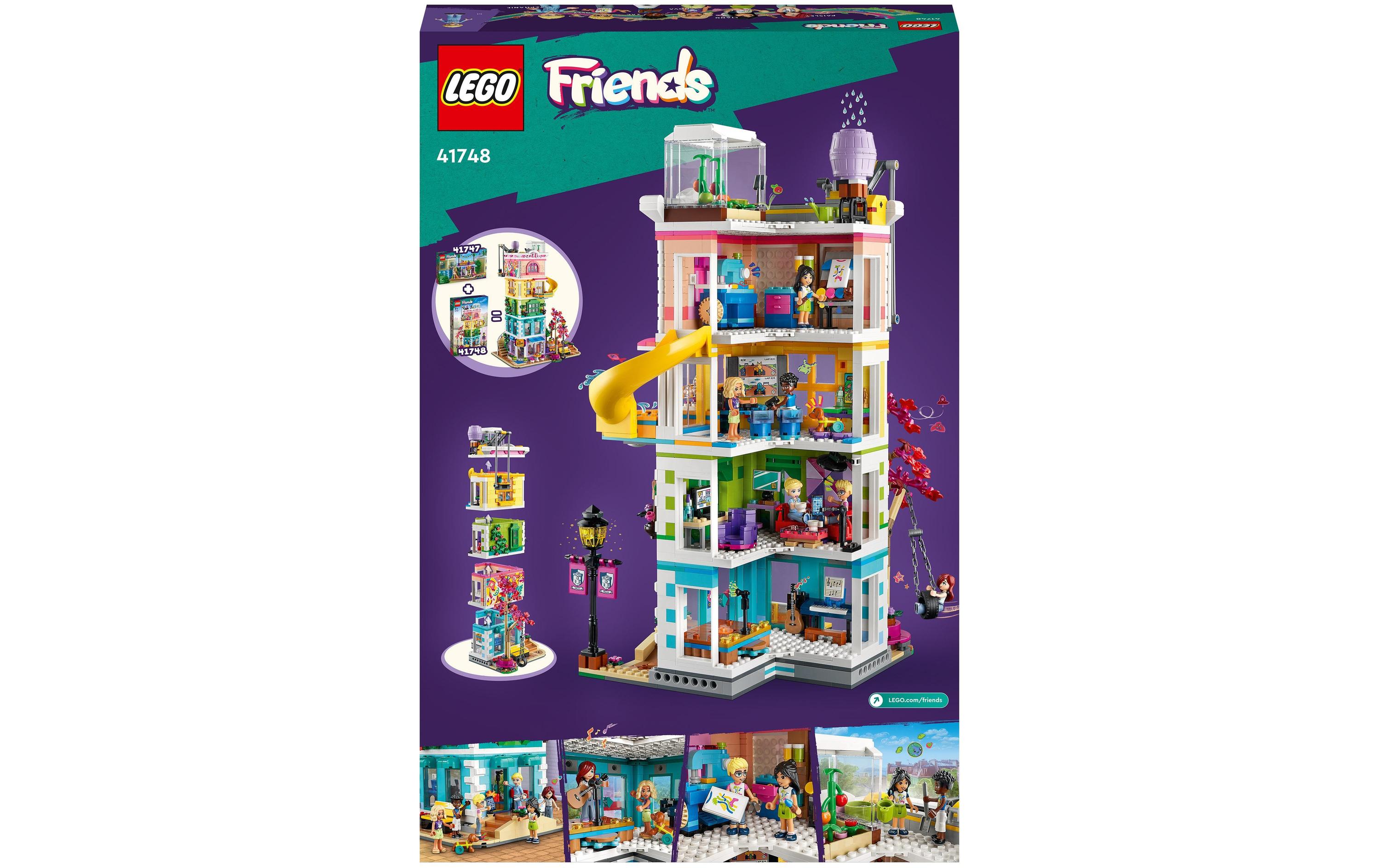 Friends Heartlake City Gemeinschaftszentrum 41748<br>Bau- und Spielset mit Zubehör für viele Rollenspiele