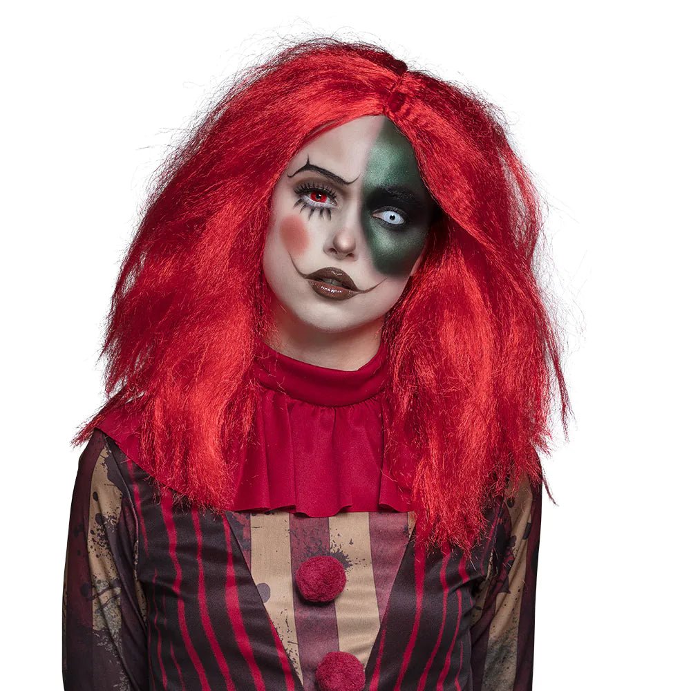 Halloween Pruik Rood