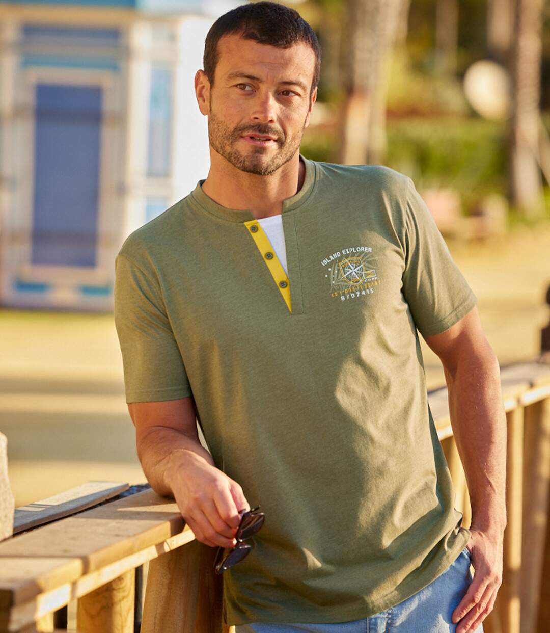 Lot de 2 Tee-Shirts Double Col
