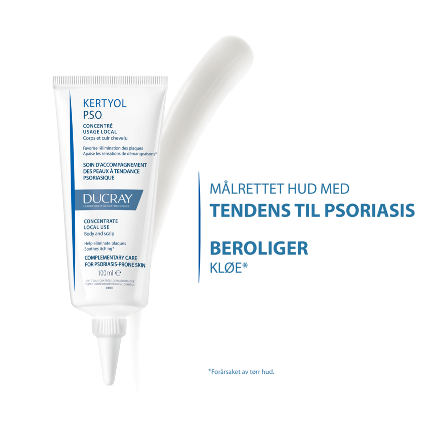 Ducray Kertyol PSO Concentrate til lett psoriasis 100 ml