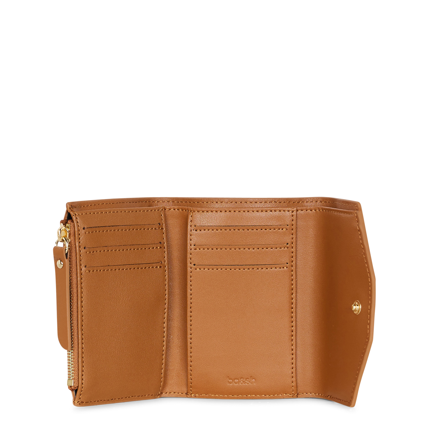 TRIFOLD - Portes-cartes en cuir | Marron