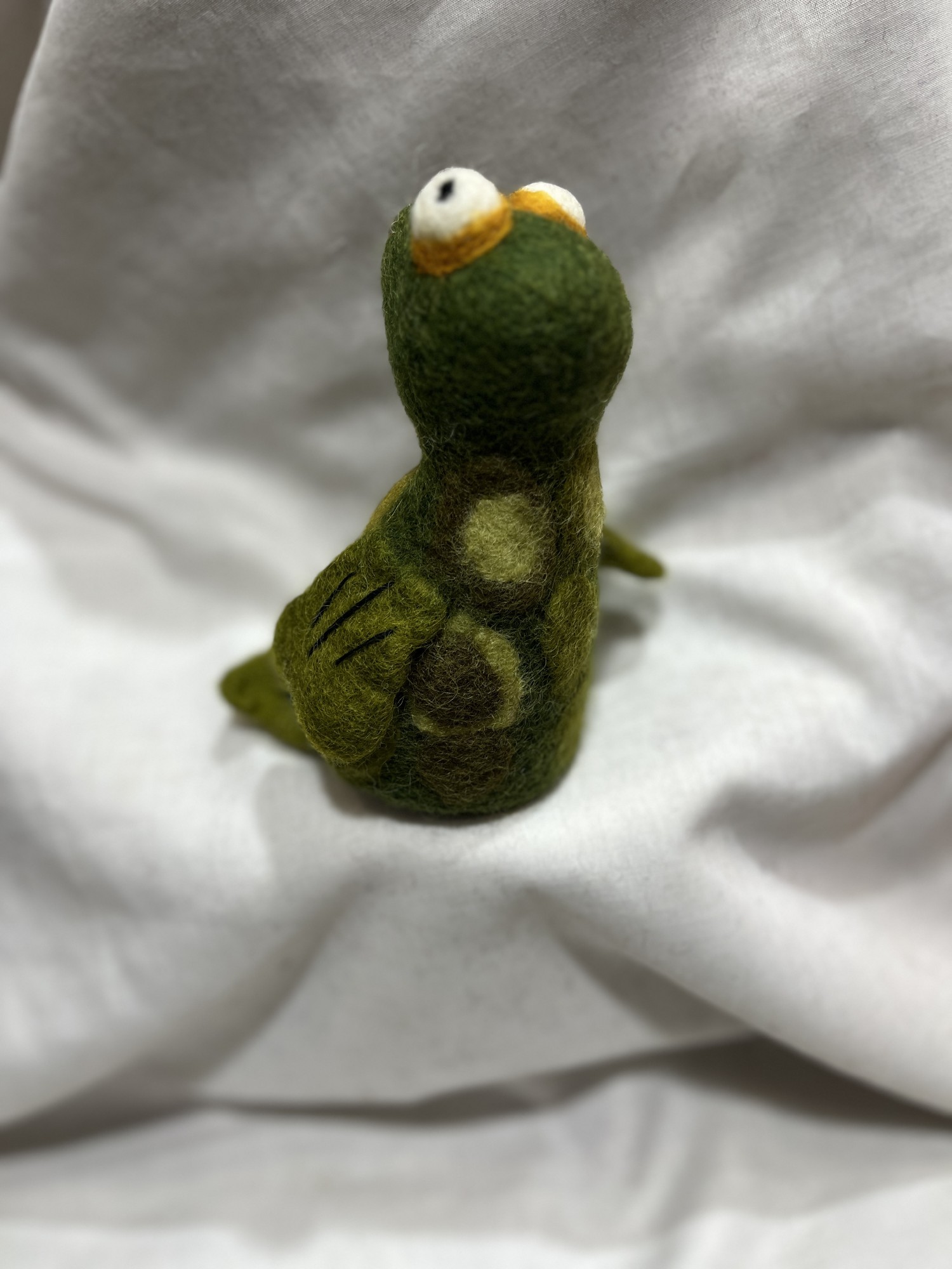 Eierwärmer 'Schildkröte' aus Filz, grün, H 14 cm, Ø 8 cm zu 9,80