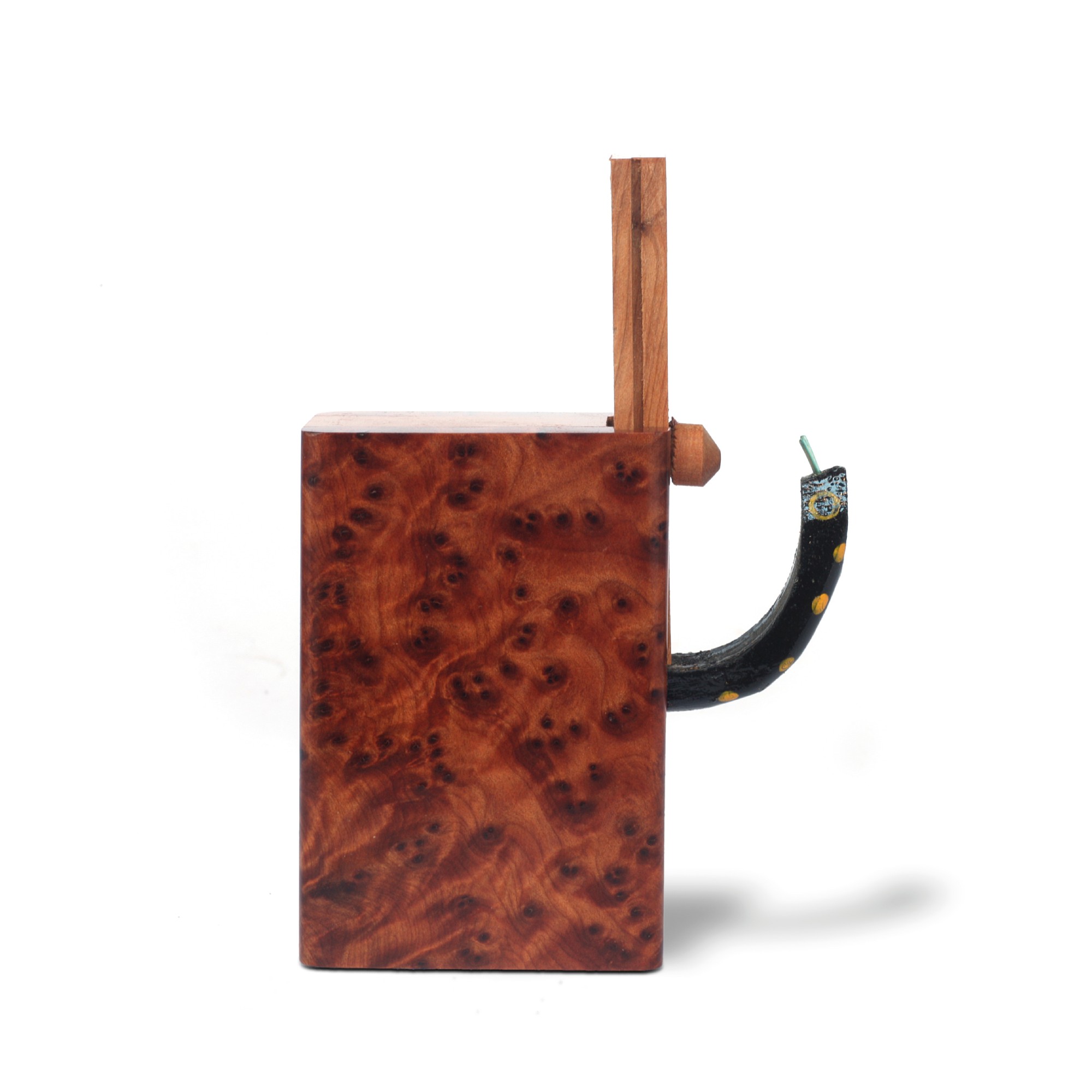Thuja Schlangen-Box, T 2 cm, B 5 cm, H 7,5 cm von fischer's lagerhaus
