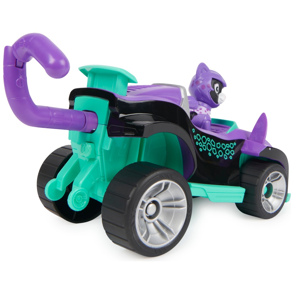 PAW Patrol, Katzen-Pack, Shades verwandelbares Spielzeugauto mit Actionfigur