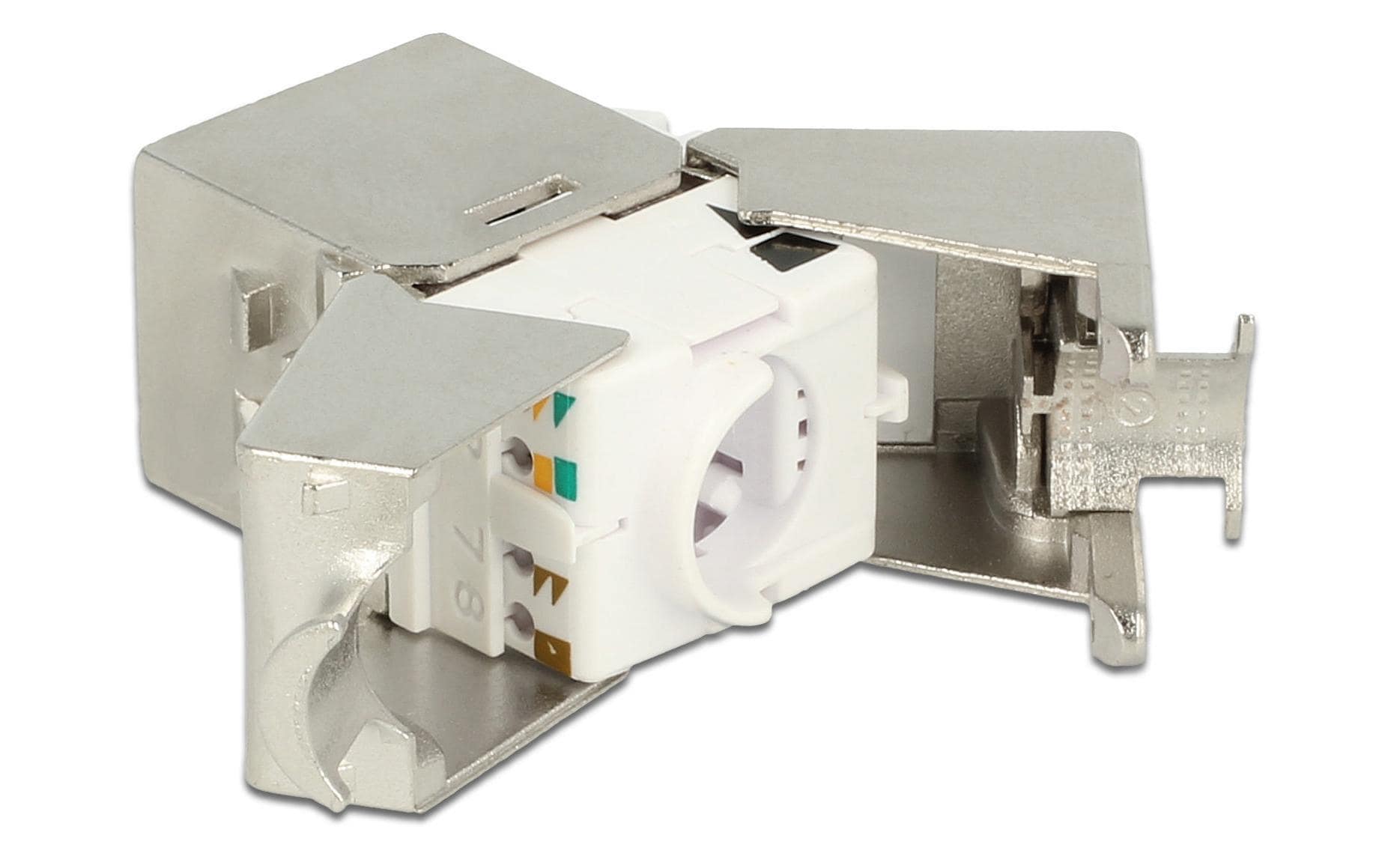 Keystone-Modul RJ45 - LSA, Cat 6A geschirmtKeystone-Modul