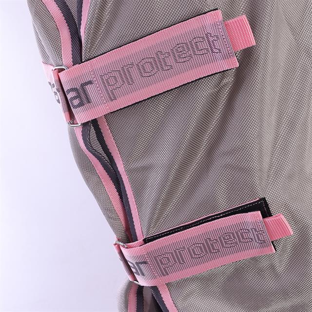 Vliegendeken HORSEGEAR HGProtect Lichtgrijs-roze