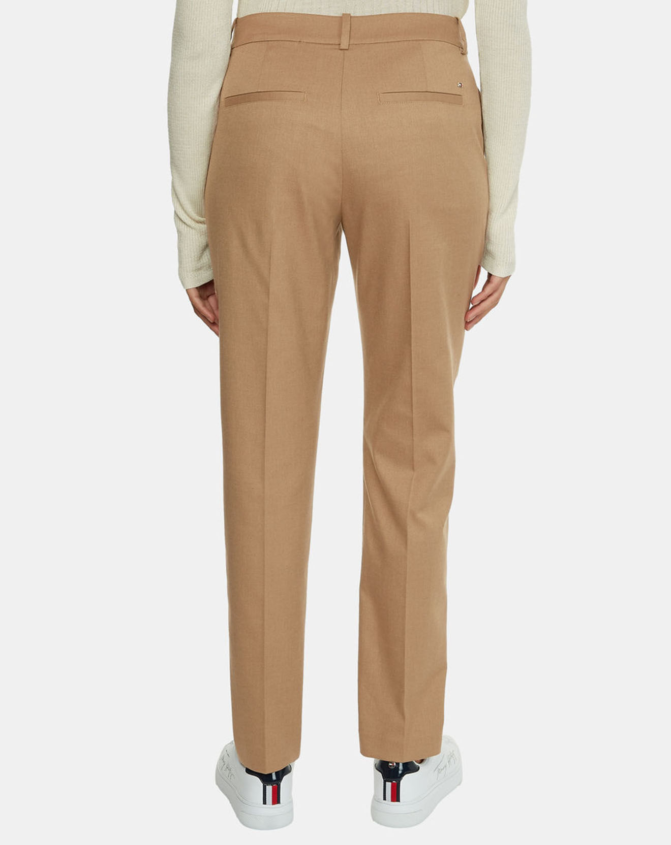 Tommy Hilfiger Pantalon tailleur slim Hailey beige