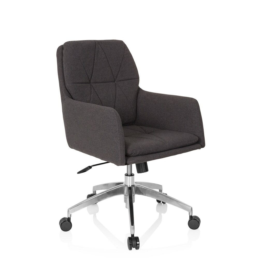 Home Office Bürostuhl SHAKE 350 Stoff mit Armlehnen hjh OFFICE