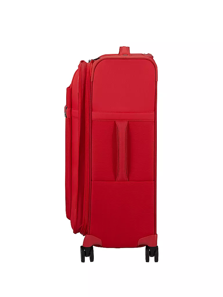 SAMSONITE Trolley Airea Spinner 67cm erweiterbar Hibiscus Red rot