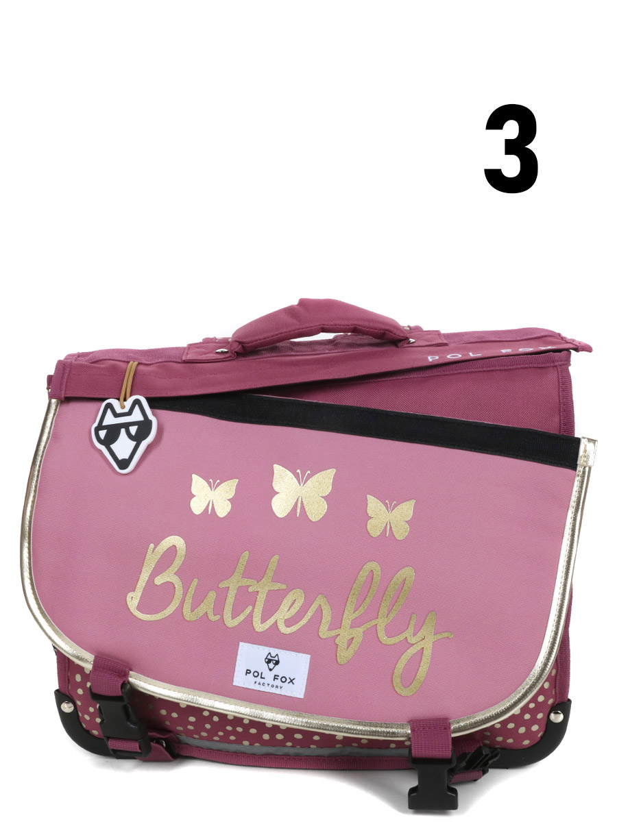 Cartable RÀversible Pol Fox Butterfly 38 cm