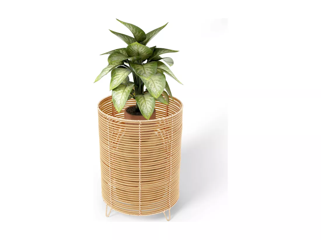 Pot de Sol Rond - Style Boho - 56 CM - Laers Naturel