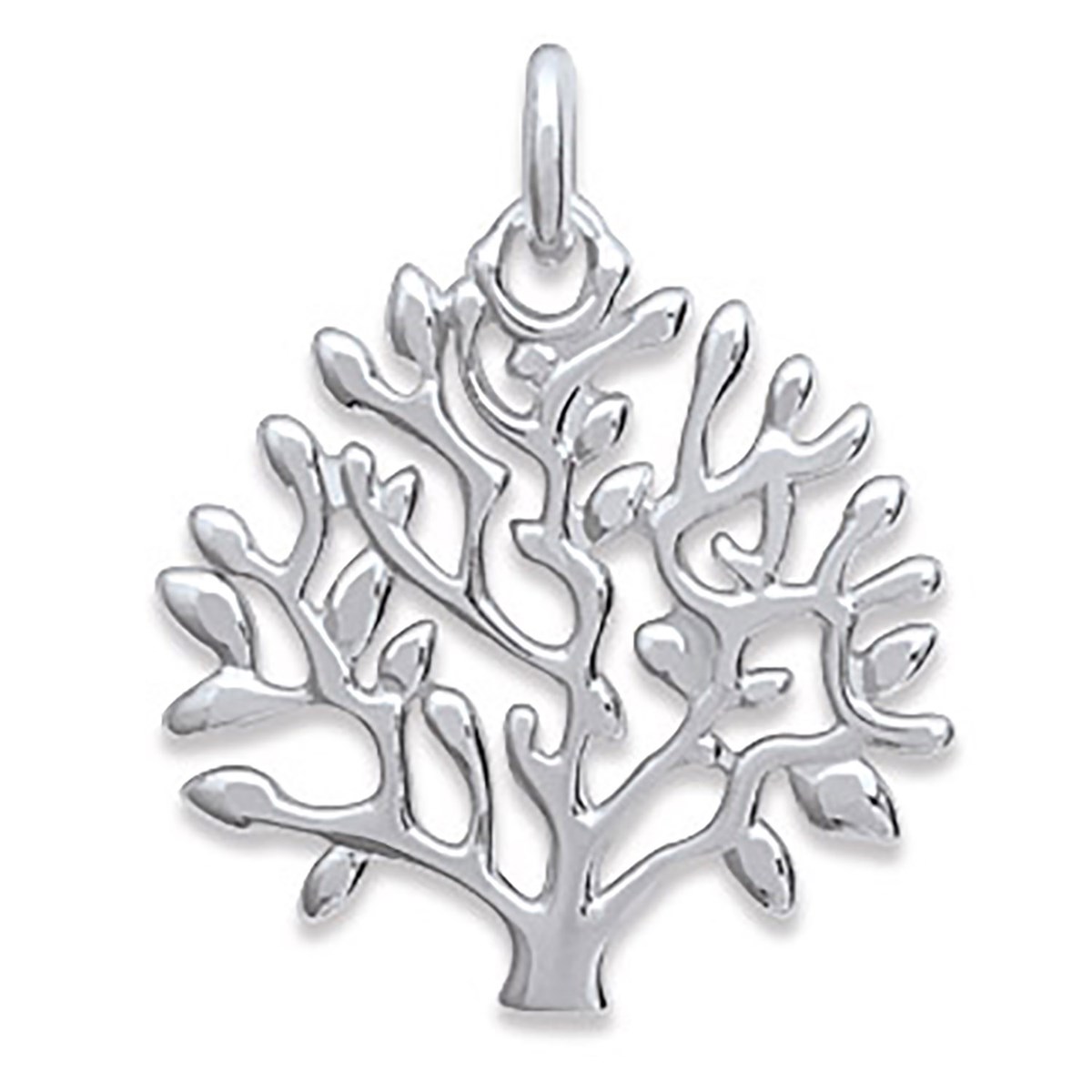 Pendentif Brillaxis arbre de vie argent rhodié