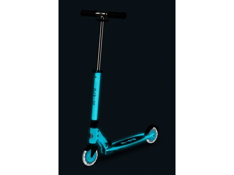 Micro Mobility Scooter Micro Sprite Glow LED White Klappbarer Scooter