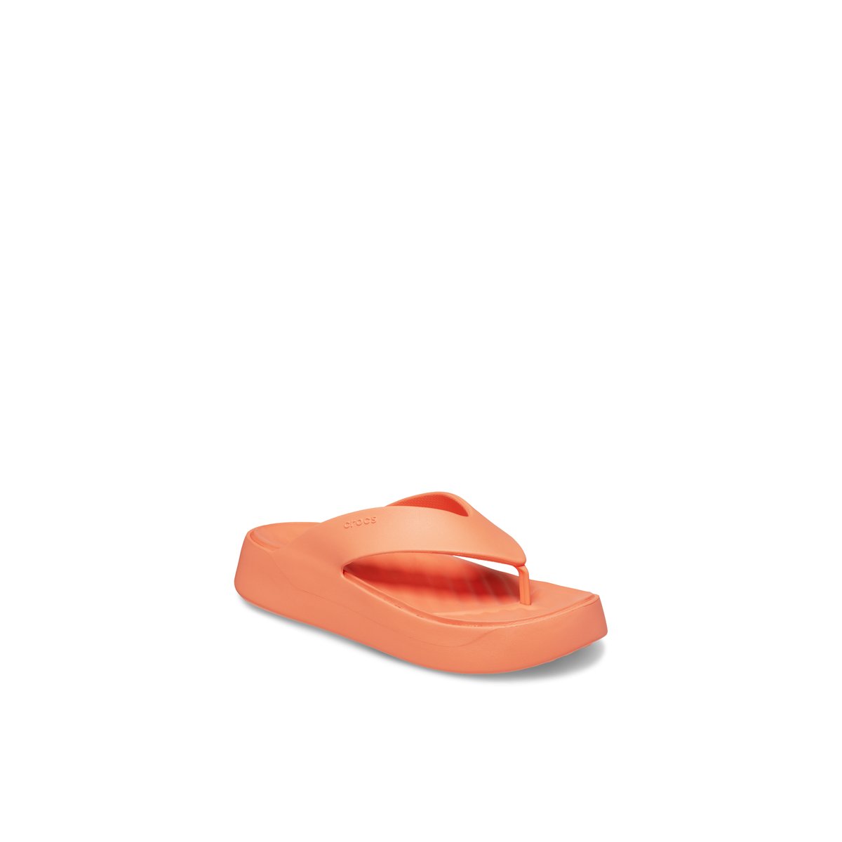 CROCS-Getaway_plat-Tongs sandales - Platforme - Orange Clair