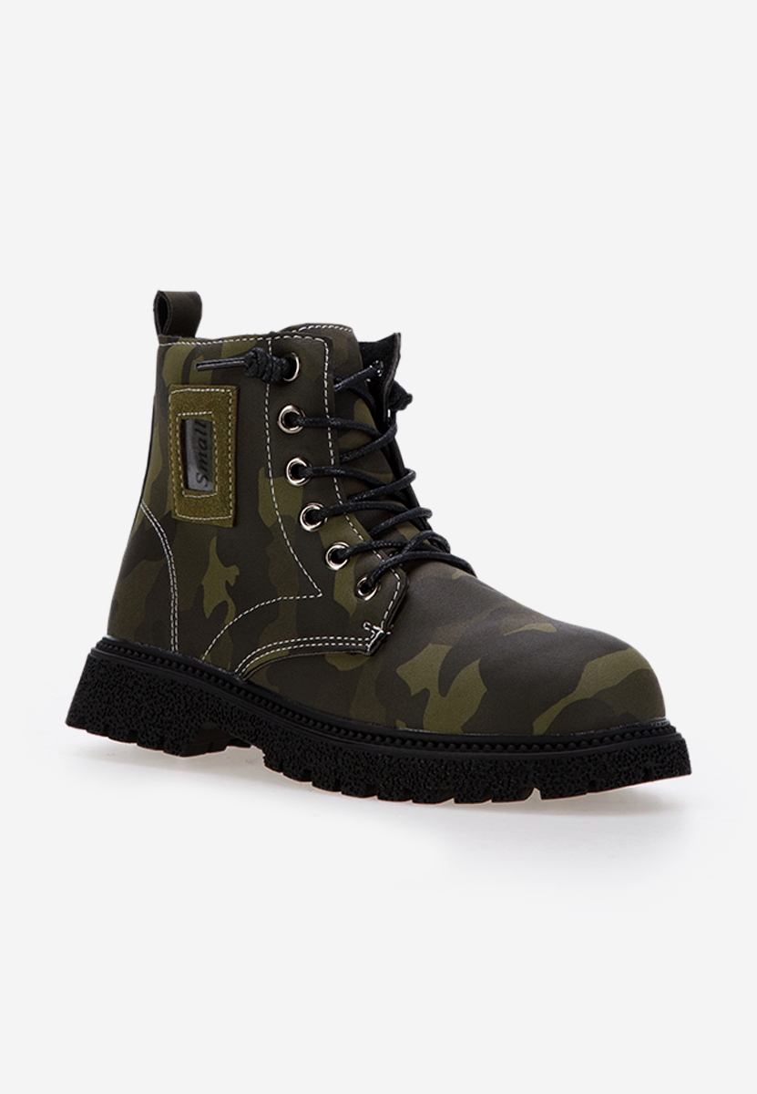 Bottines garçons vert Moulins