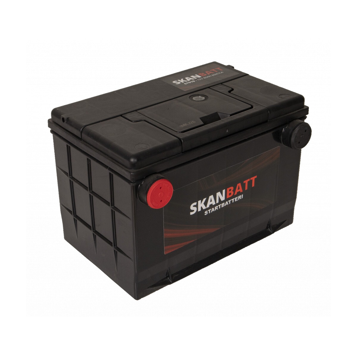 SKANBATT Startbatteri 12V 80AH 800CCA (260x179x180/180mm) +venstre