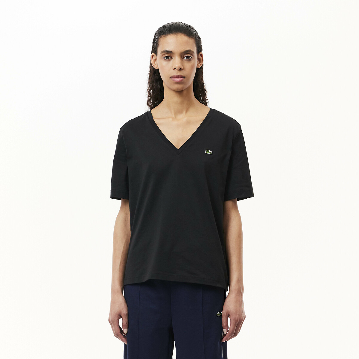 Camiseta LACOSTE com decote em V