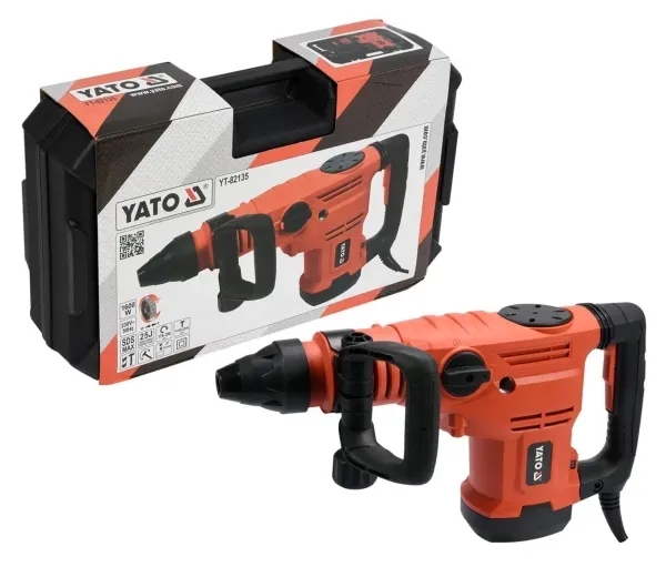 Yato YT-82135, SDS Max, Sort, Orange, II, 5,2 cm, 175 rpm, 350 rpm