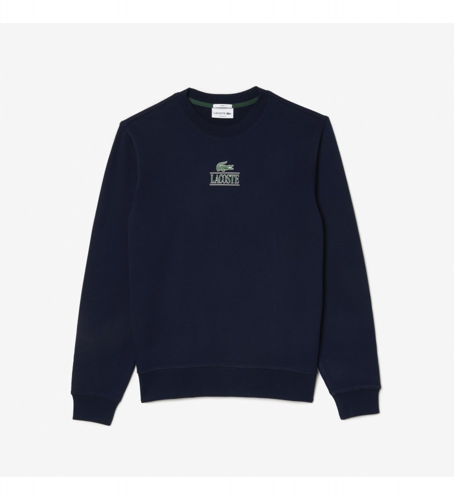 Moletom Lacoste Jogger com estampa da marca em azul marinho