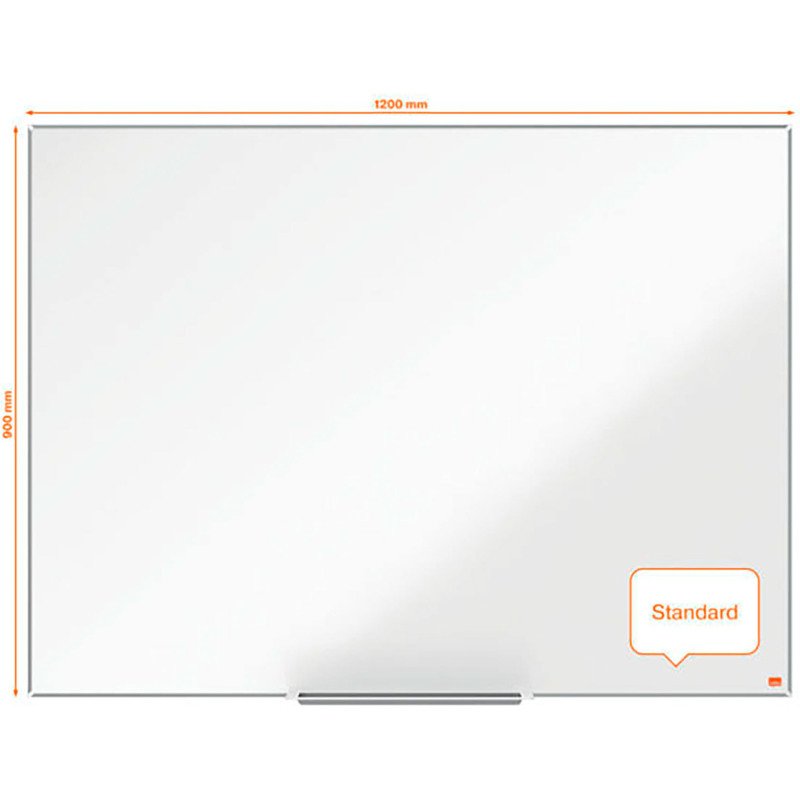 Tableau blanc Impression Pro acier laqué - 120 x 90 cm - Nobo