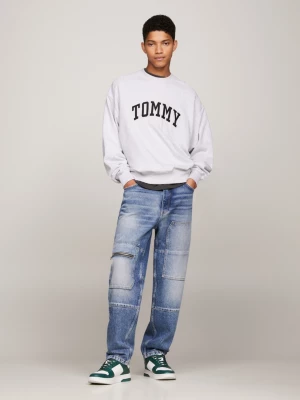 Moletom cropped estilo universitário
