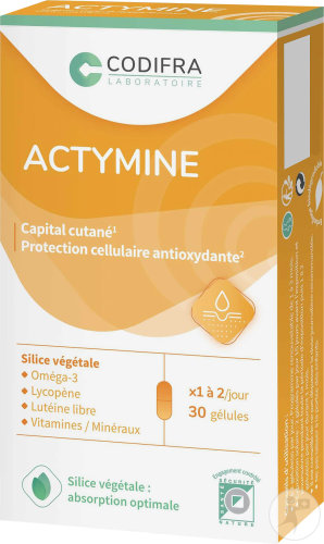 Actymine Complément Alimentaire Peau Saine 30 Gélules