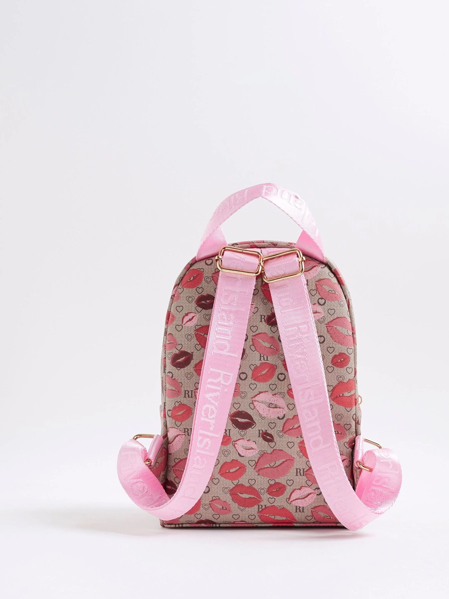 River Island Lips Monogram Backpack