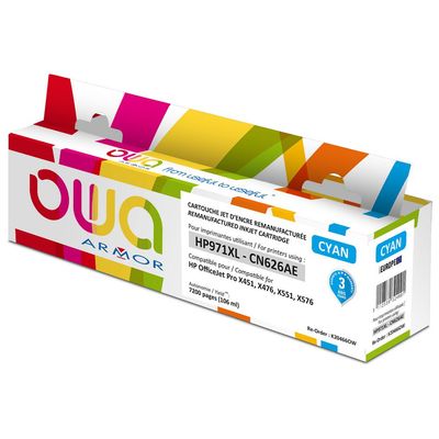 Cartouche compatible HP 971XL - cyan - Owa K20466OW