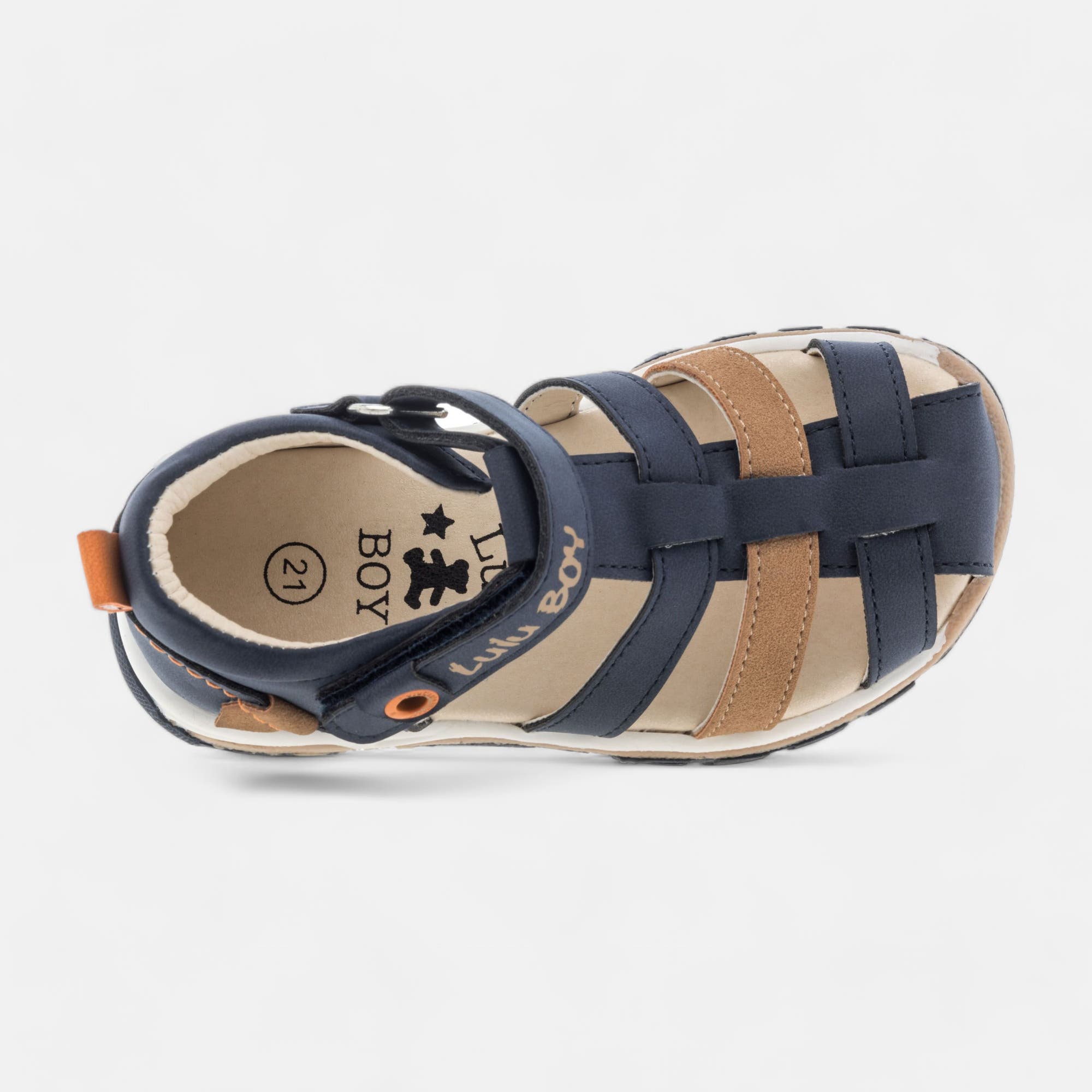 Nu-pieds Bébé garçon bleu marine