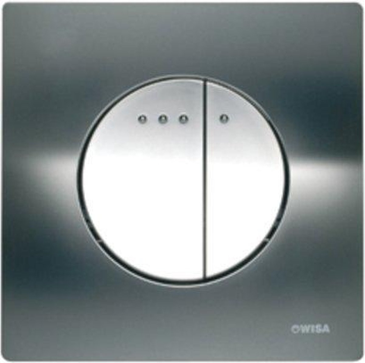 Wisa 3100 Carré bedieningsplaat DF frontbediend chroom