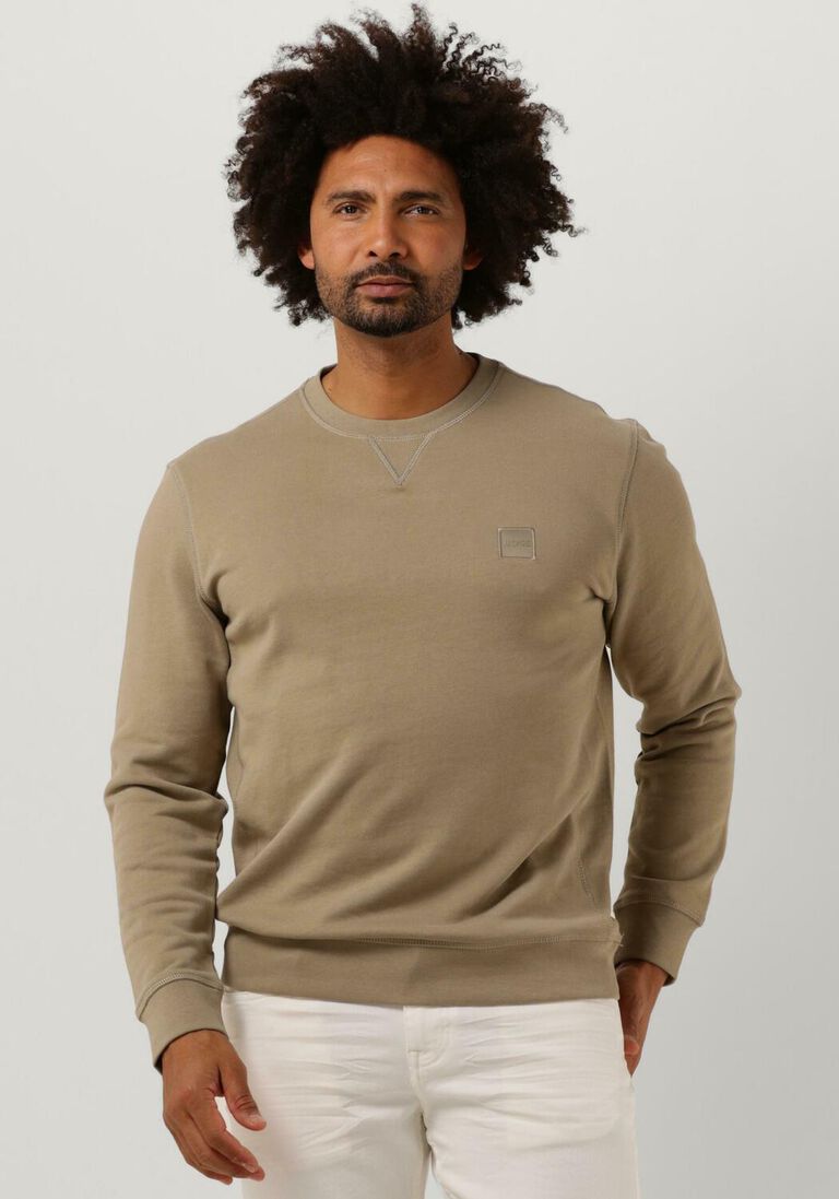 BOSS beige boss sweater westart