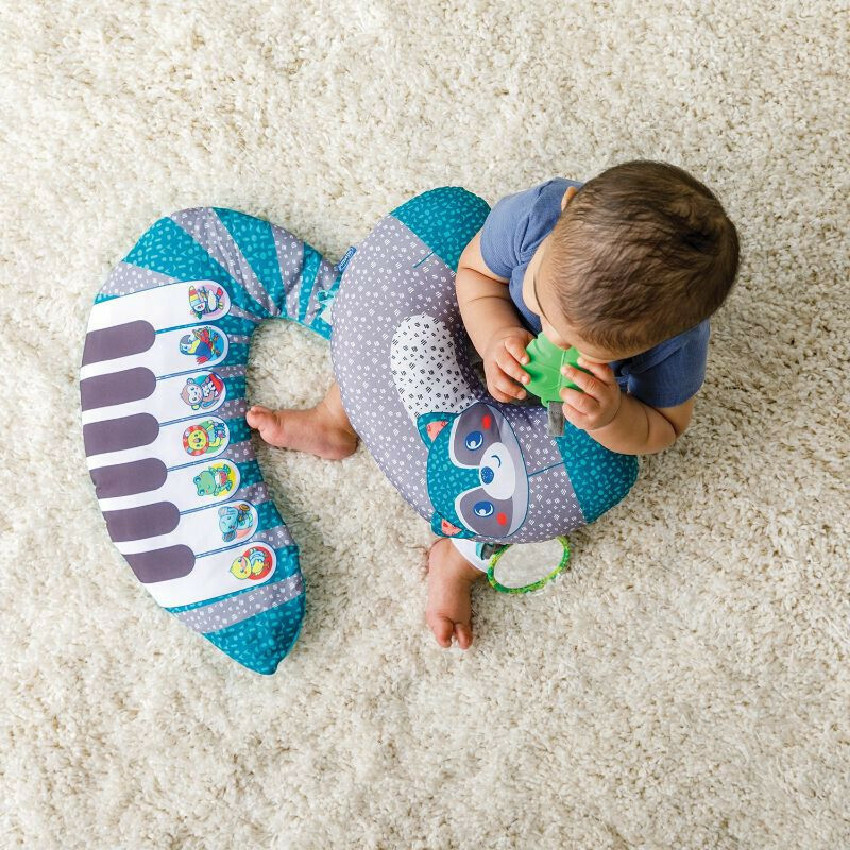 Coussin de soutien et piano – Grow With Me 3-in-1 Tummy Time Piano